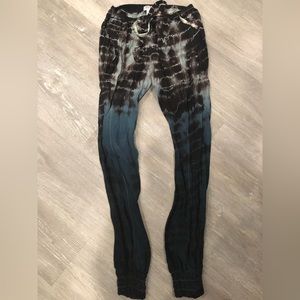 Guess Blue and black tie dye jogger - size S